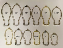 Load image into Gallery viewer, Lamp HARP-Lamp Parts-5" to 12" Height-Heavy Duty With Saddle 3 Finishes: AB,PB,PN (1 Pc.)