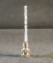 Load image into Gallery viewer, Holiday-Christmas Lamp Finial, CHRISTMAS TREE-Antique Silver Finish, Detailed metal casting