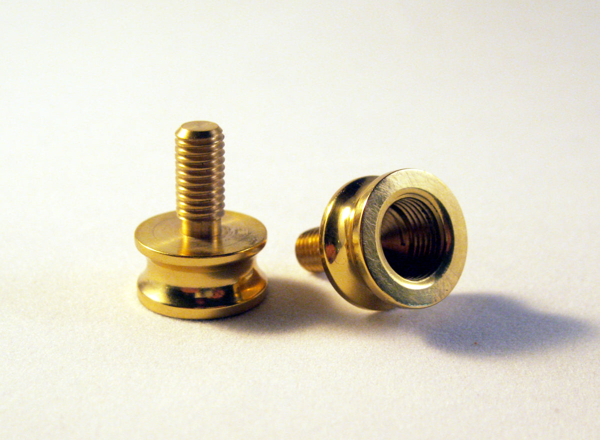 Lamp Finial ADAPTER Lamp PartsPolished Brass1/8 IP to 1/427 Solid B