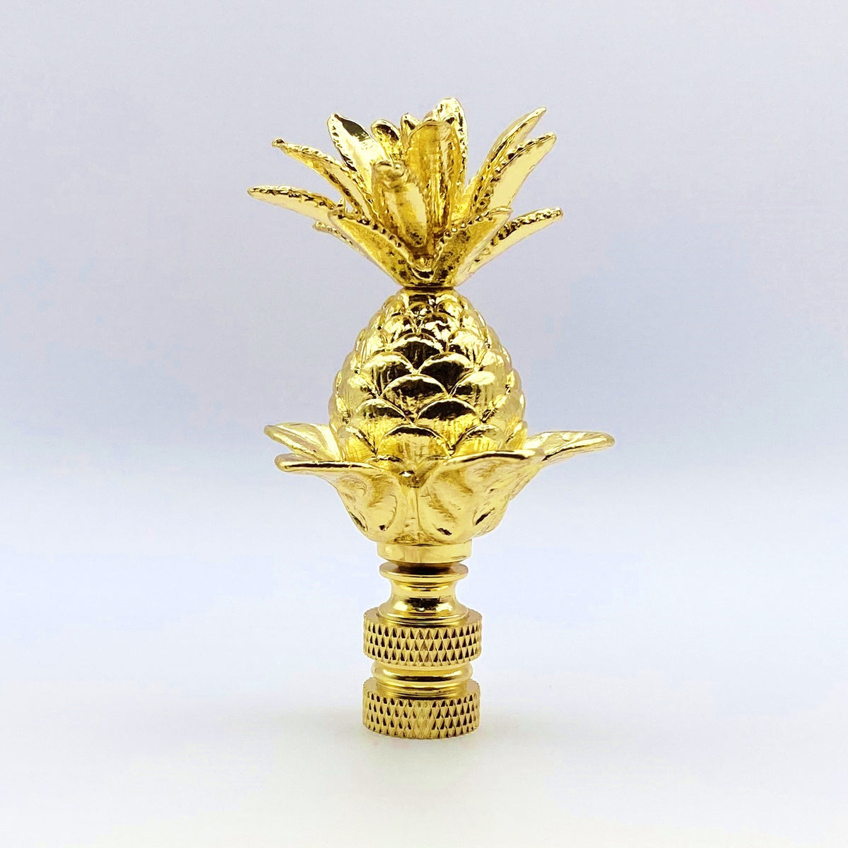 LARGE PINEAPPLE Lamp Finial, Polished Brass Finish, Highly detailed me Lamp Finial Designs