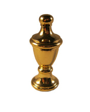 Load image into Gallery viewer, MODERN URN Lamp Finial, Polished Brass Finish, Machined