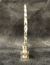 Load image into Gallery viewer, MEDALLION #6 Cast Alloy Lamp Finial-Antique Silver Finish