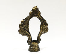 Load image into Gallery viewer, ORNAMENTAL LOOP Solid Cast Brass Lamp Finial, Highly Detailed w/Dual Threads