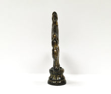 Load image into Gallery viewer, ORNAMENTAL LOOP Solid Cast Brass Lamp Finial, Highly Detailed w/Dual Threads
