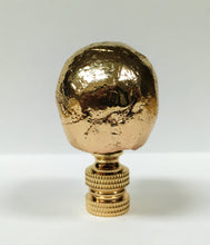 Load image into Gallery viewer, SKULL Lamp Finial, Aged Brass, Polished Gold or Chrome Finish, Highly detailed metal casting (1Pc.)