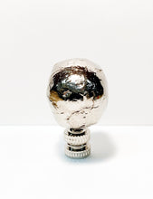 Load image into Gallery viewer, SKULL Lamp Finial, Aged Brass, Polished Gold or Chrome Finish, Highly detailed metal casting (1Pc.)