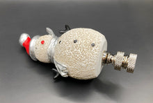 Load image into Gallery viewer, Holiday-Christmas Lamp Finial-SNOWMAN-Polished Nickel Base