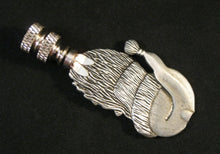 Load image into Gallery viewer, Holiday-Christmas Lamp Finial, SANTA HEAD-Pewter Finish, Detailed metal casting