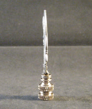 Load image into Gallery viewer, Holiday-Christmas Lamp Finial, SANTA HEAD-Pewter Finish, Detailed metal casting