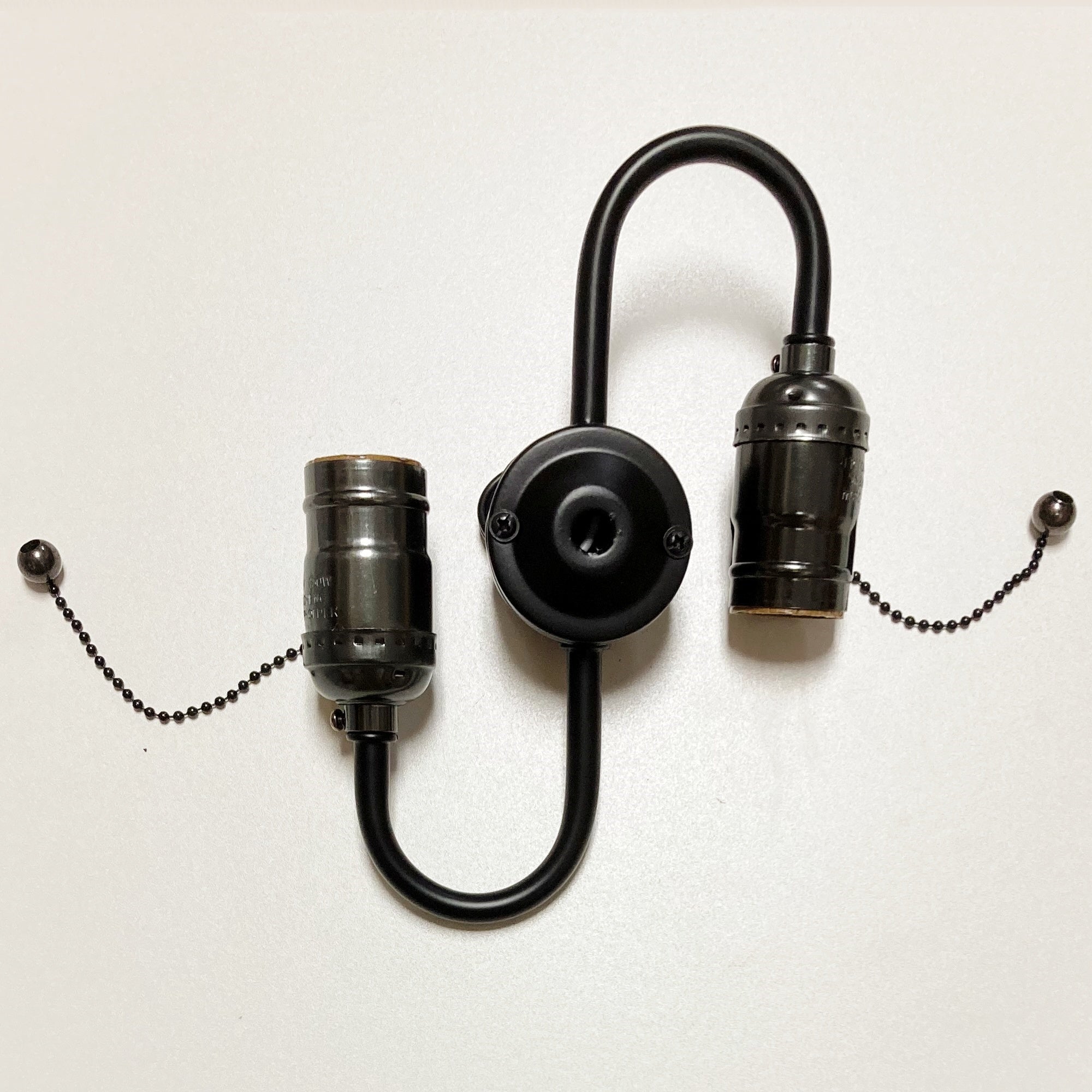 2-Socket On/Off Pull Chain Lamp S-CLUSTER-Available In 4 Finishes (1-P ...