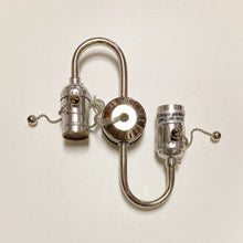 Load image into Gallery viewer, 2-Socket On/Off Pull Chain Lamp S-CLUSTER-Available In 4 Finishes (1-Pc)