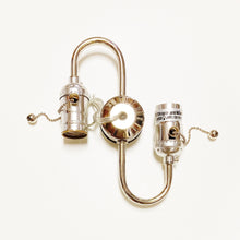 Load image into Gallery viewer, 2-Socket On/Off Pull Chain Lamp S-CLUSTER-Available In 4 Finishes (1-Pc)