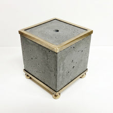 Load image into Gallery viewer, FOOTED METAL LAMP/SCULPTURE BASE W/ Top Ring-Multiple Sizes-Sold Individually