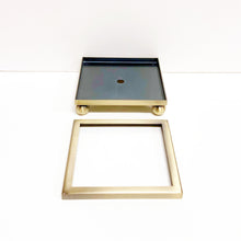 Load image into Gallery viewer, FOOTED METAL LAMP/SCULPTURE BASE W/ Top Ring-Multiple Sizes-Sold Individually