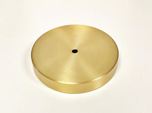 Load image into Gallery viewer, BRASS LAMP BASES-Round-5&quot;,6&quot;,7&quot; or 8&quot;  Available in 2 Finishes: LB or PN (1 Pc.)