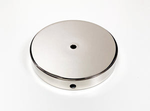 BRASS LAMP BASES-Round-5",6",7" or 8"  Available in 2 Finishes: LB or PN (1 Pc.)