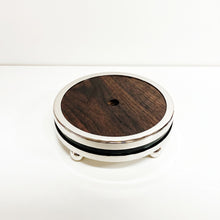 Load image into Gallery viewer, FOOTED METAL LAMP/SCULPTURE BASE W/ Top Ring-Multiple Sizes-Sold Individually