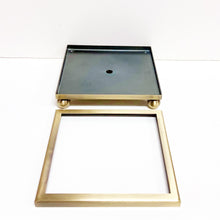 Load image into Gallery viewer, FOOTED METAL LAMP/SCULPTURE BASE W/ Top Ring-Multiple Sizes-Sold Individually
