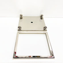 Load image into Gallery viewer, FOOTED METAL LAMP/SCULPTURE BASE W/ Top Ring-Multiple Sizes-Sold Individually