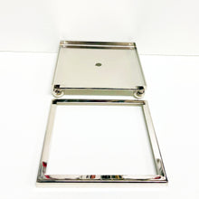 Load image into Gallery viewer, FOOTED METAL LAMP/SCULPTURE BASE W/ Top Ring-Multiple Sizes-Sold Individually