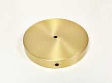 Load image into Gallery viewer, BRASS LAMP BASES-Round-5&quot;,6&quot;,7&quot; or 8&quot;  Available in 2 Finishes: LB or PN (1 Pc.)