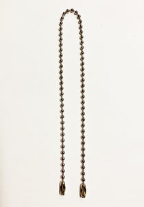 BEADED PULL CHAIN-Socket/Fan-Pull Chains, Available in 4 Finishes-3 Lengths