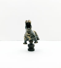 Load image into Gallery viewer, HIPPOPOTAMUS Lamp Finial-Aged Brass Finish, Highly detailed metal casting