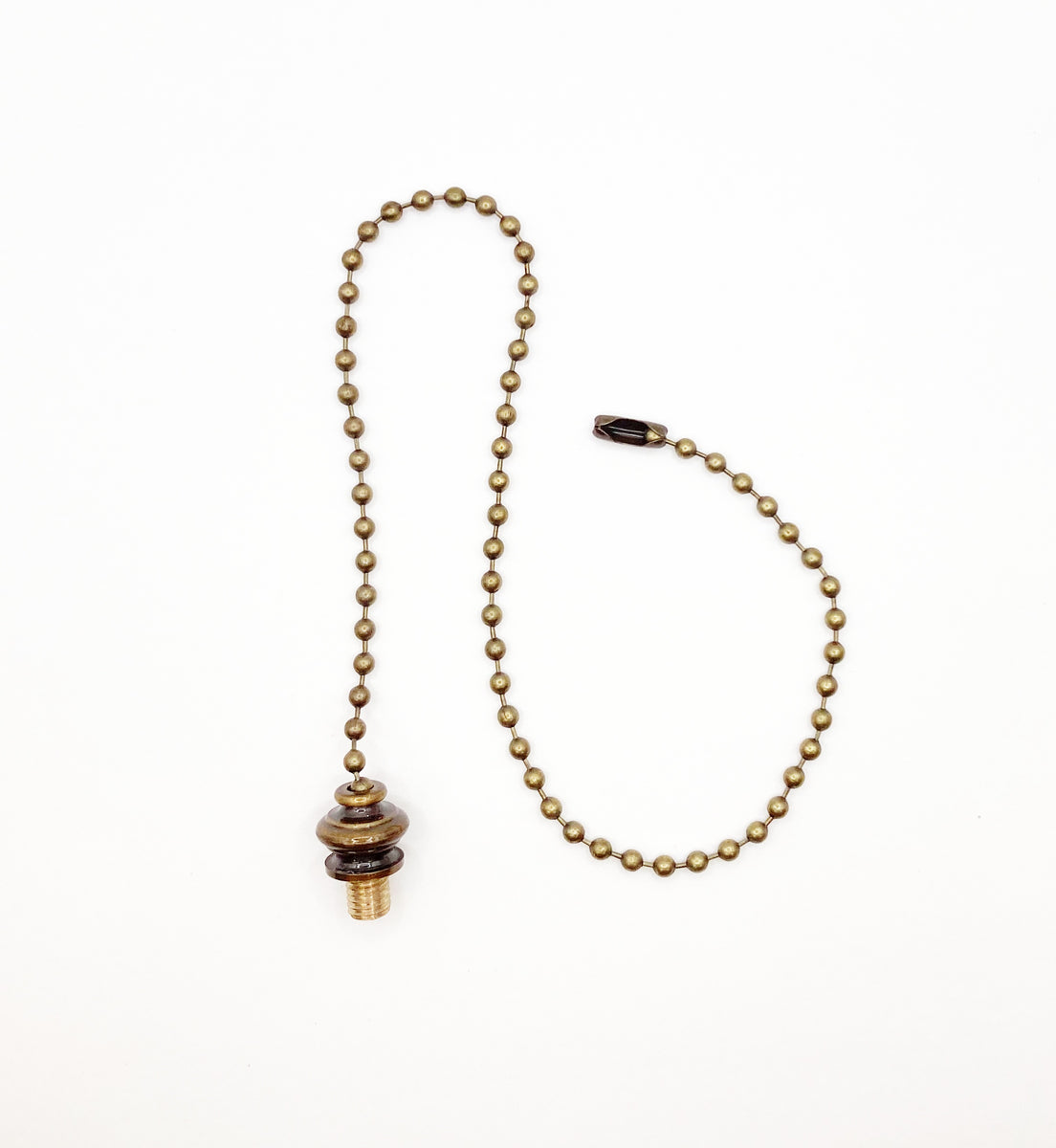 Chain And Adapter PULL CHAIN ADAPTER, Convert 1/4-27 Finials into Pull Chains, Available ...