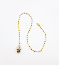 Load image into Gallery viewer, PULL CHAIN ADAPTER, Convert 1/4-27 Finials into Pull Chains, Available in 3 finishes (1 Pc.)