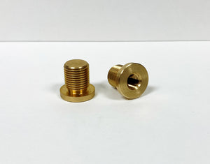 SHADE REST BUSHING-Lamp Parts-1/4-27 to 1/8 IPS Solid Brass (1-PC.)