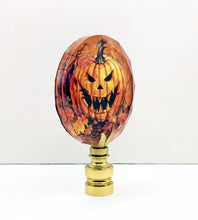 Load image into Gallery viewer, HALLOWEEN Lamp Finial-Optic Crystal-Round or Square-AvailableI In 4-Base Finishes (1-Pc.)