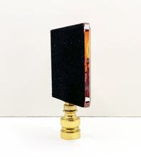 Load image into Gallery viewer, HALLOWEEN Lamp Finial-Optic Crystal-Round or Square-AvailableI In 4-Base Finishes (1-Pc.)