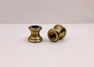 Lamp Parts-Turned NECK-Solid Brass-1/8 IPS Thread-Avail. in 3 Finishes (1-PC.)