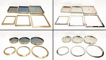 Load image into Gallery viewer, FOOTED METAL LAMP/SCULPTURE BASE W/ Top Ring-Multiple Sizes-Sold Individually