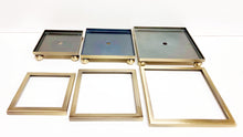 Load image into Gallery viewer, FOOTED METAL LAMP/SCULPTURE BASE W/ Top Ring-Multiple Sizes-Sold Individually