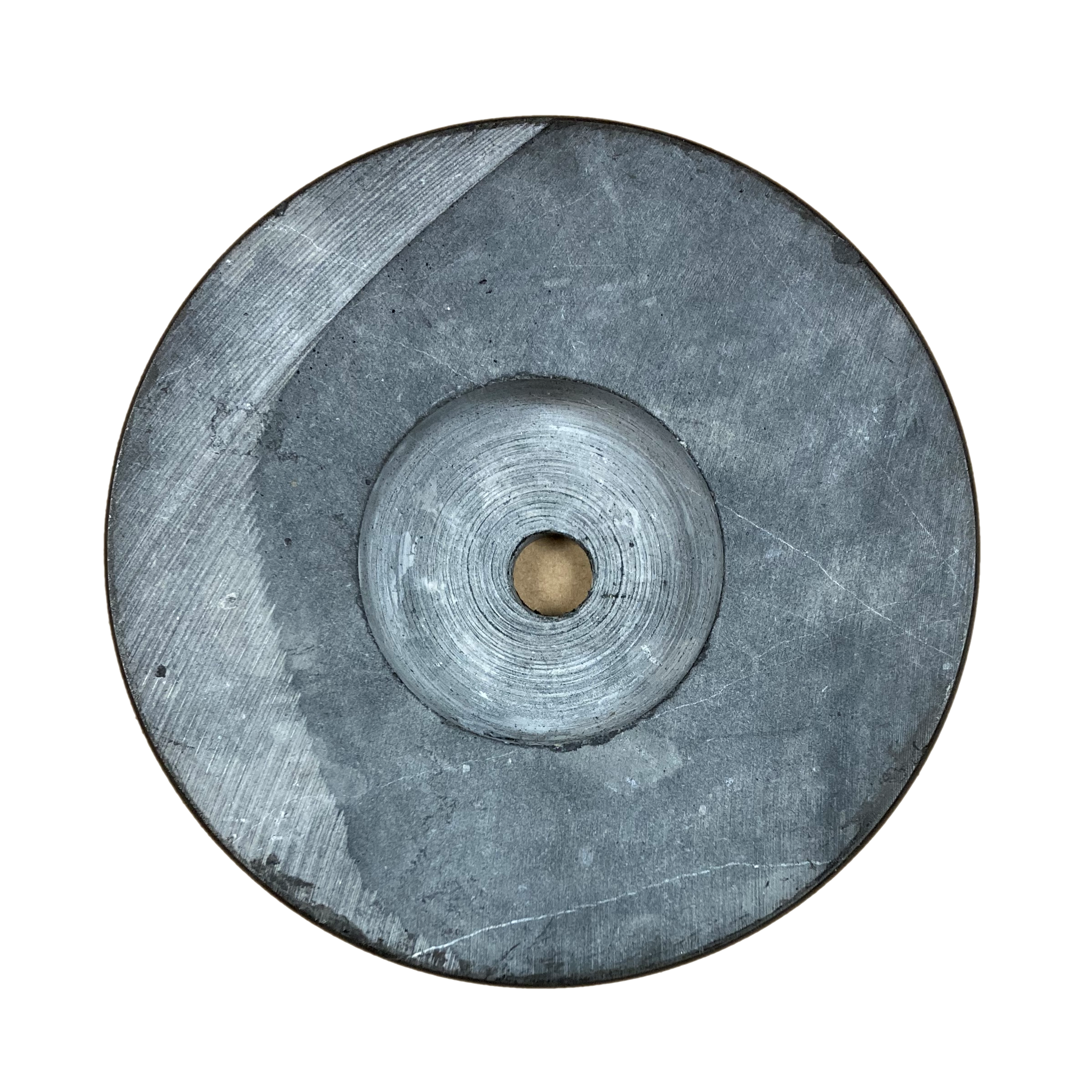 11in Diameter Round White Marble Lamp Base 11in Diameter Round White Marble Lamp Base