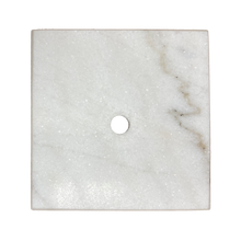 Load image into Gallery viewer, MARBLE LAMP BASES-Round or Square, 5&quot; or 6&quot;, Black or White (1 Pc.)