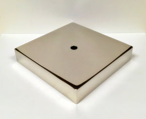 METAL LAMP BASES-Round or Square, 5" and 6", Available in 4 Finishes: AB, PB, PN and MBK (1 Pc.)