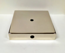 Load image into Gallery viewer, METAL LAMP BASES-Round or Square, 5&quot; and 6&quot;, Available in 4 Finishes: AB, PB, PN and MBK (1 Pc.)