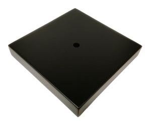METAL LAMP BASES-Round or Square, 5" and 6", Available in 4 Finishes: AB, PB, PN and MBK (1 Pc.)
