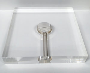 ACRYLIC LAMP BASES-Round or Square, 5" or 6" (1 Pc.)