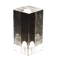 Load image into Gallery viewer, ACRYLIC RECTANGULAR CUBE Lamp Finial-2&quot;H-Clear, Transitional