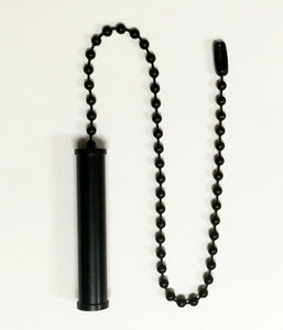 CYLINDER Fan/Socket Pull Chain Available in 5 Finishes AB, BLK, CH, PB AND SN (1 Pc.)