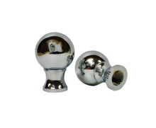 Load image into Gallery viewer, BALL Machined Metal Lamp Finial-Chrome Finish