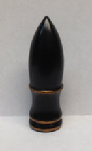 Load image into Gallery viewer, BULLET Machined Metal Lamp Finial-Antique Bronze Finish