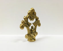 Load image into Gallery viewer, FANCY LOOP Solid Cast Brass Lamp Finial, Highly Detailed w/Dual Threads