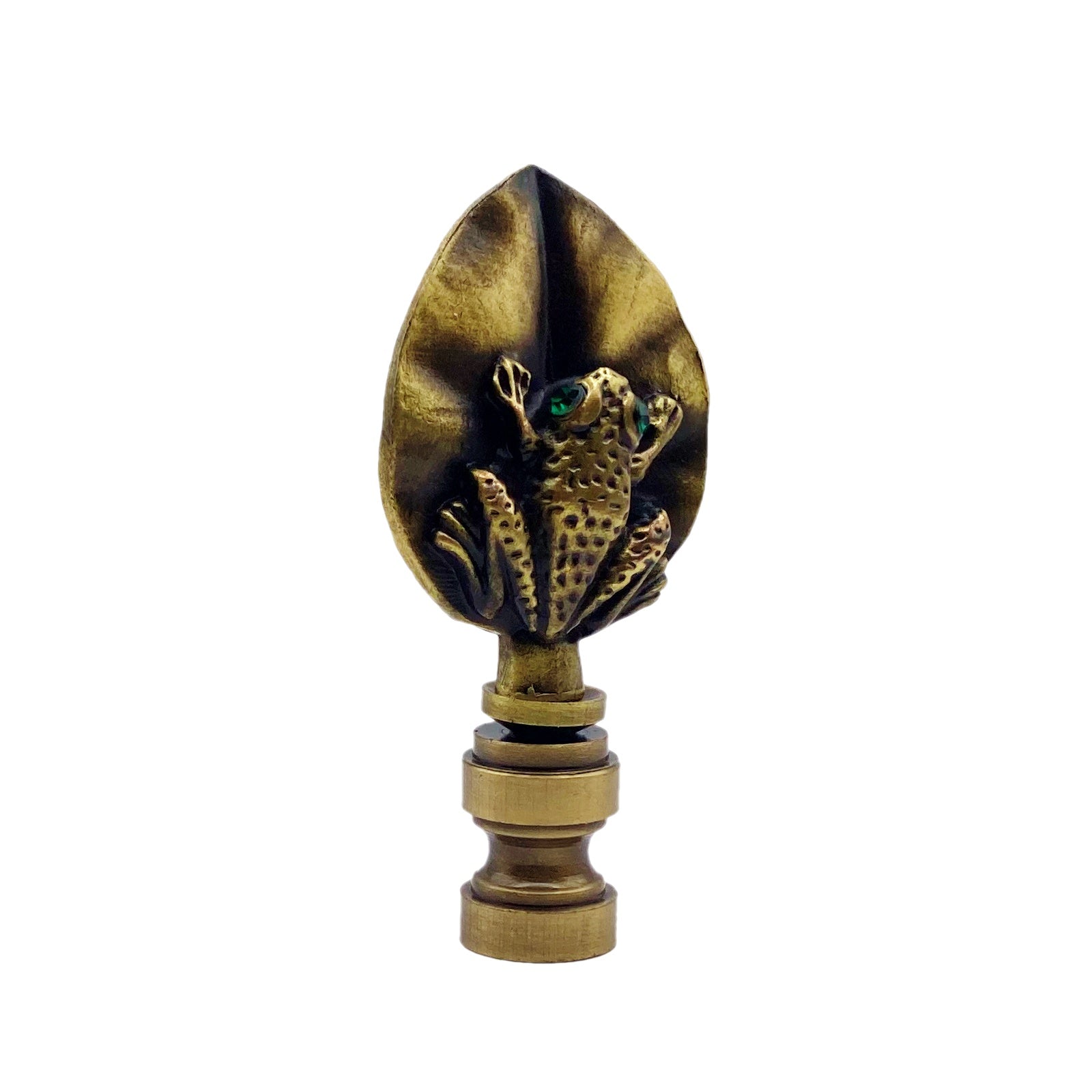 Vintage Brass Basket Of Flowers Lamp Finial - Perfect Topper For Lampshades