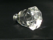 Load image into Gallery viewer, CRYSTAL FOUNTAIN Optic Glass Crystal Lamp Finial-Chrome Finish