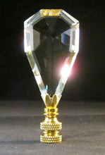 Load image into Gallery viewer, CRYSTAL ARCTIC ICE-Lamp Finial-Clear, Polished Brass Finish