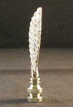 Load image into Gallery viewer, GLITTERING DROP Rhinestone Lamp Finial-Antique Silver Finish